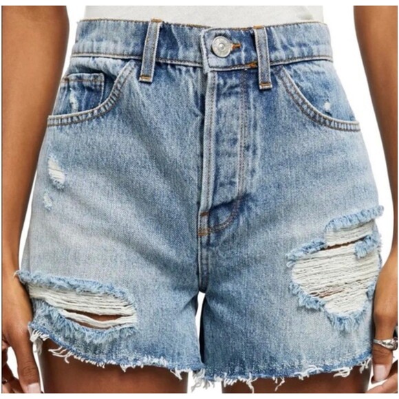 BDG Pax Jean denim distressed shorts - Picture 1 of 5